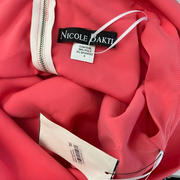 Nicole Bakti Pink Off-Shoulder Midi Dress - Picture 5 of 6